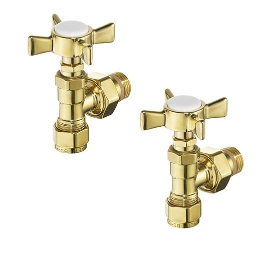 Zehnder Traditional Angled Manual Valve Set 8