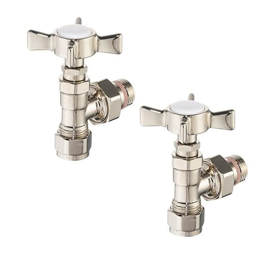 Zehnder Traditional Angled Manual Valve Set 8