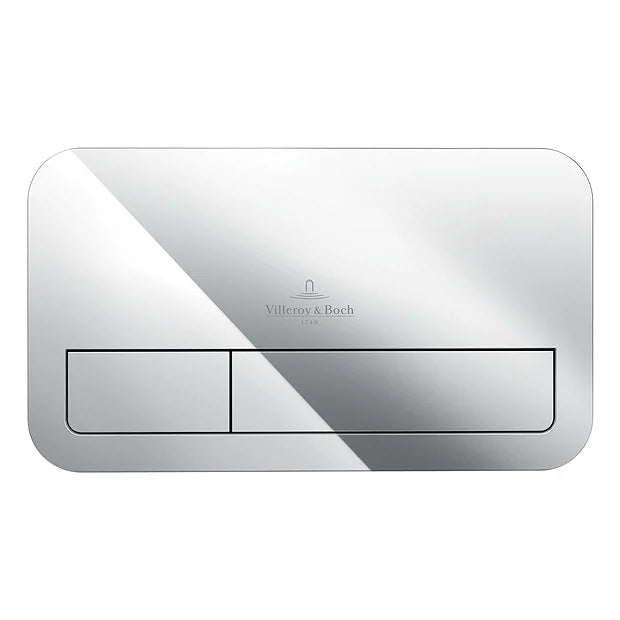 Villeroy & Boch ViConnect 200S Flush Plate In Chrome