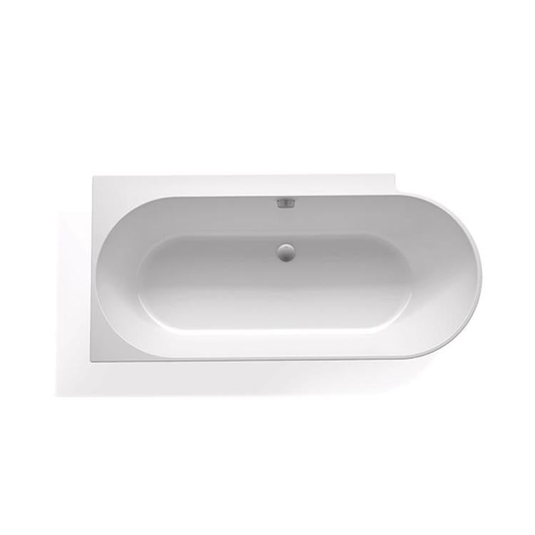 Waters Space Ebb 1660mm Single Ended Shower Bath