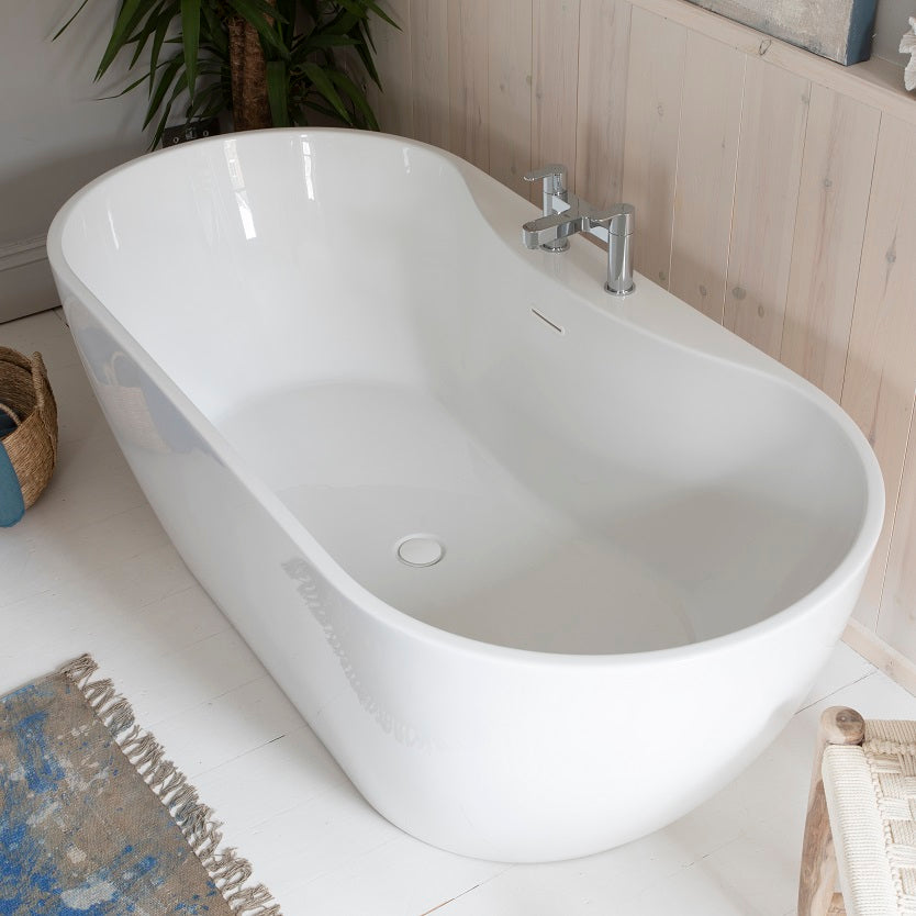 Waters I-Line Edge 1660mm Freestanding Bath