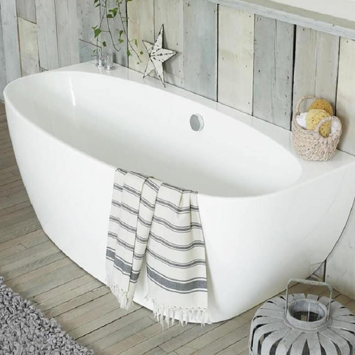 Waters Natura Cove 1700mm Back-To-Wall Bath