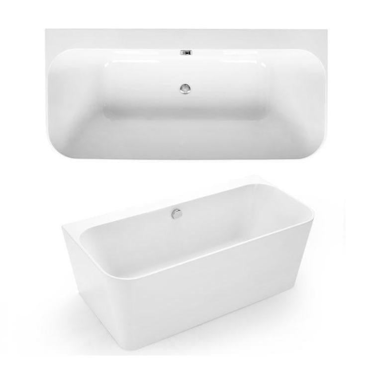 Waters Natura River 1600mm Back-To-Wall Bath