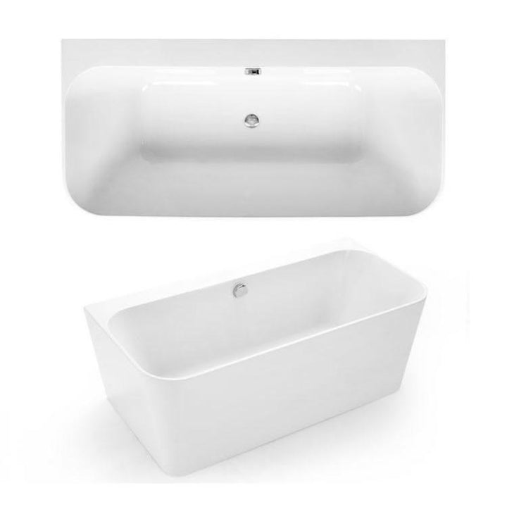 Waters Natura River 1600mm Back-To-Wall Bath