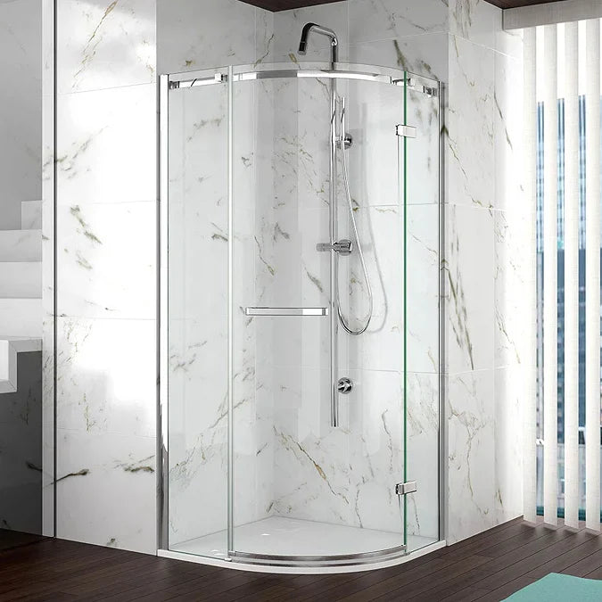 Merlyn 8 Series Frameless 1 Door Quadrant Shower Door