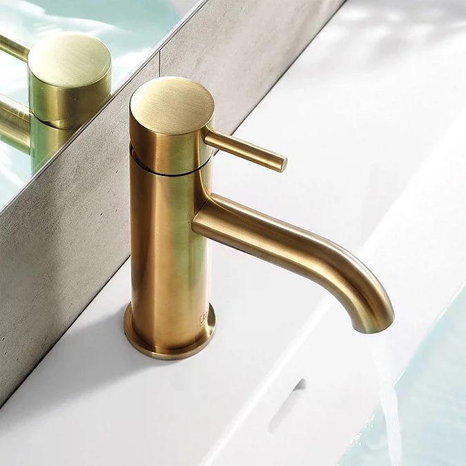 JTP Vos Single Lever Basin Mixer In Brushed Brass