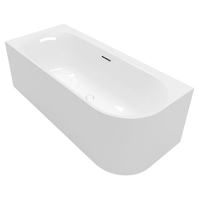 Villeroy & Boch Loop & Friends 1800 x 800mm Back-To-Wall Oval Corner Bath