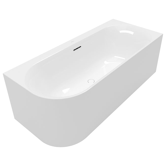 Villeroy & Boch Loop & Friends 1800 x 800mm Back-To-Wall Oval Corner Bath