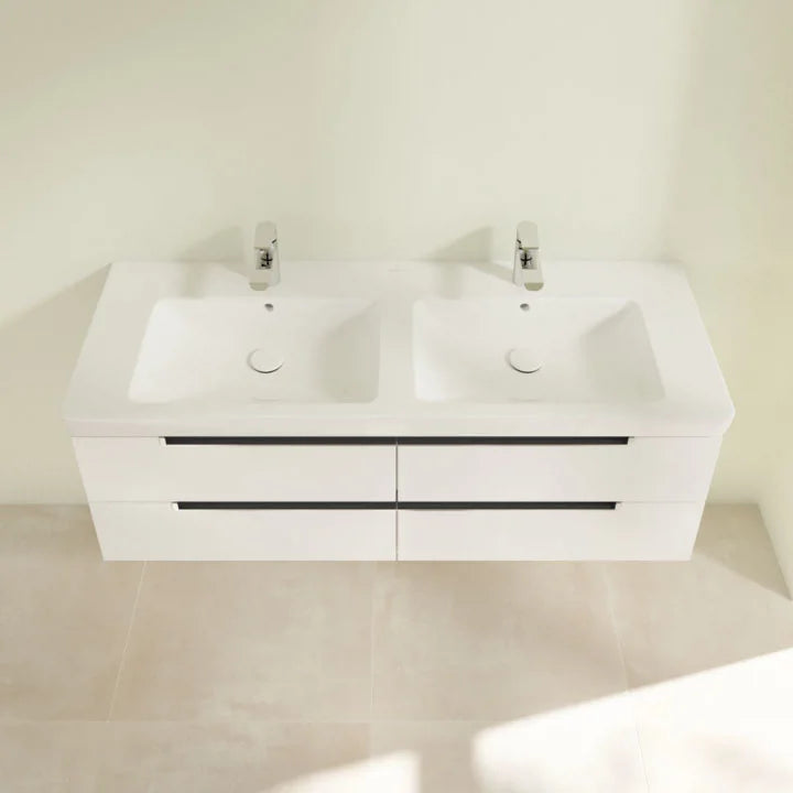 Villeroy & Boch Subway 2.0 1300mm Vanity Unit & Double Washbasin