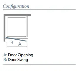 Merlyn 8 Series Hinged Door & Side Panel