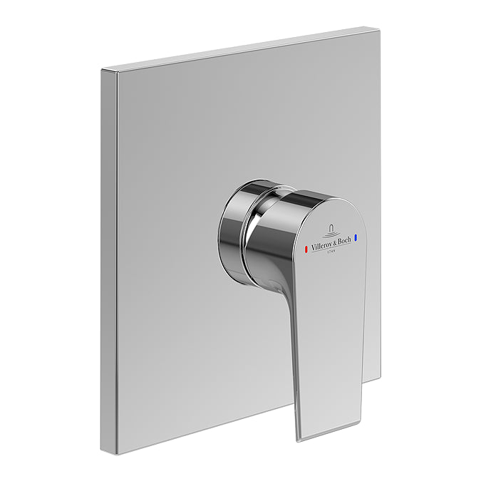 Villeroy & Boch Liberty Concealed Single Lever Bath Shower Mixer In Chrome